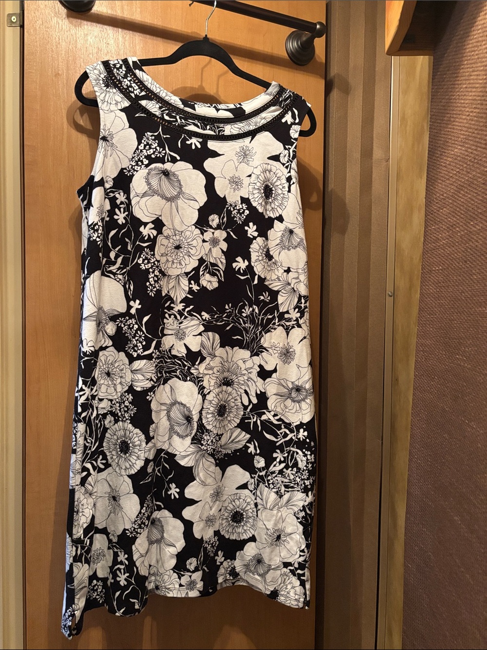Black & White Floral Dress